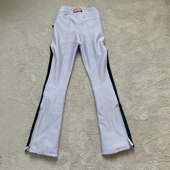 Jet Set Ski Pants, Lavender with Black Stripes, Size 0 - Picture 2 of 4